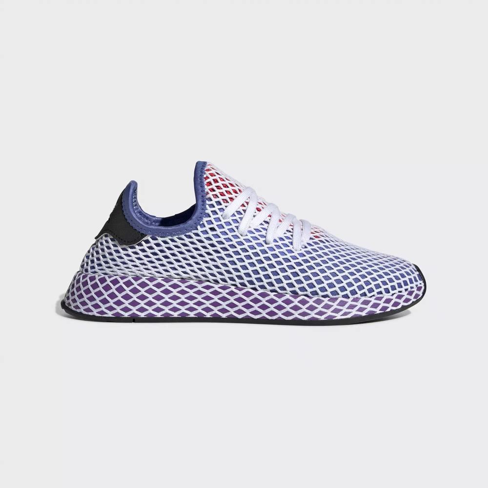 Adidas Deerupt Runner Tenis Morados Para Mujer (MX-17408)